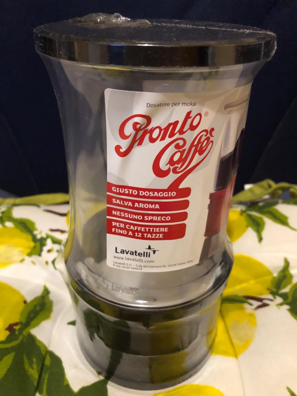 Lavatelli ProntoCaffè Black dosatore caffè moka 250 g
