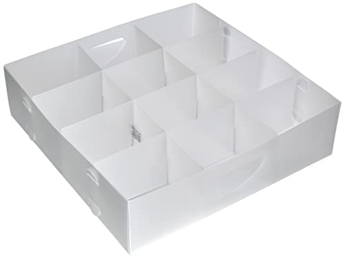 Domopak Living organizer cassetti 12 scomparti 30x30x8 cm