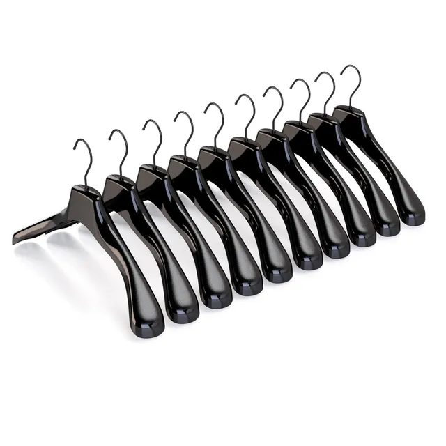 Mainetti Start ATP grucce capospalla nero 45 cm 10 pezzi