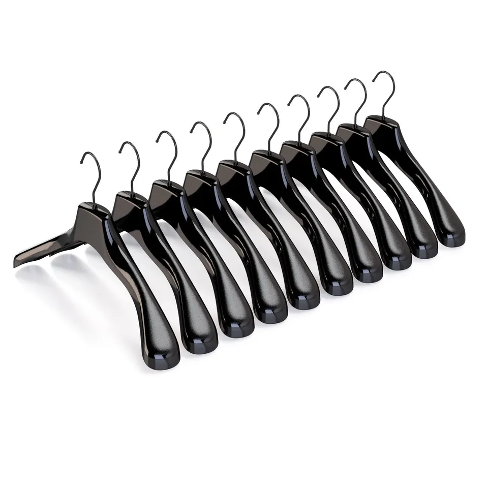 Mainetti Start ATP grucce capospalla nero 45 cm 10 pezzi