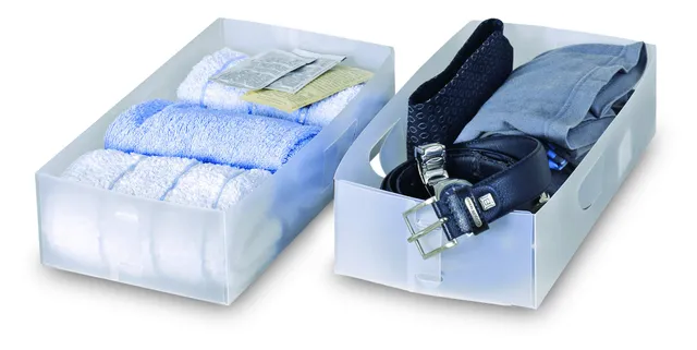 Domopak Living Divisori Cassetti 15,5x30x8 cm 2 Pezzi