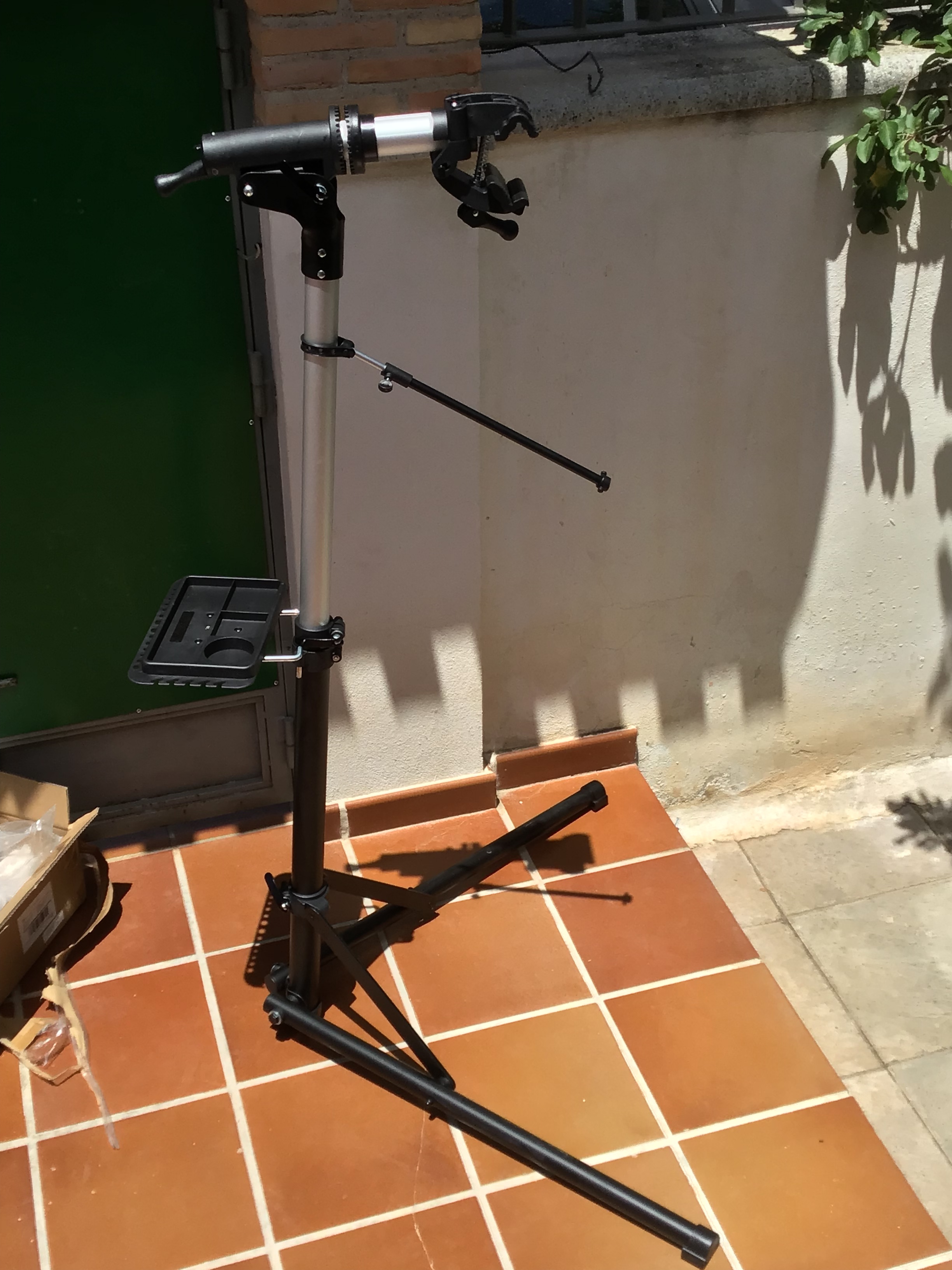 Songmics SBR04B Supporto Bici Alluminio 25 kg Nero