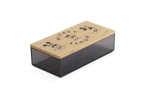 DOMO PAK LIVING organizzatore Small bambù Disney Mickey Mouse