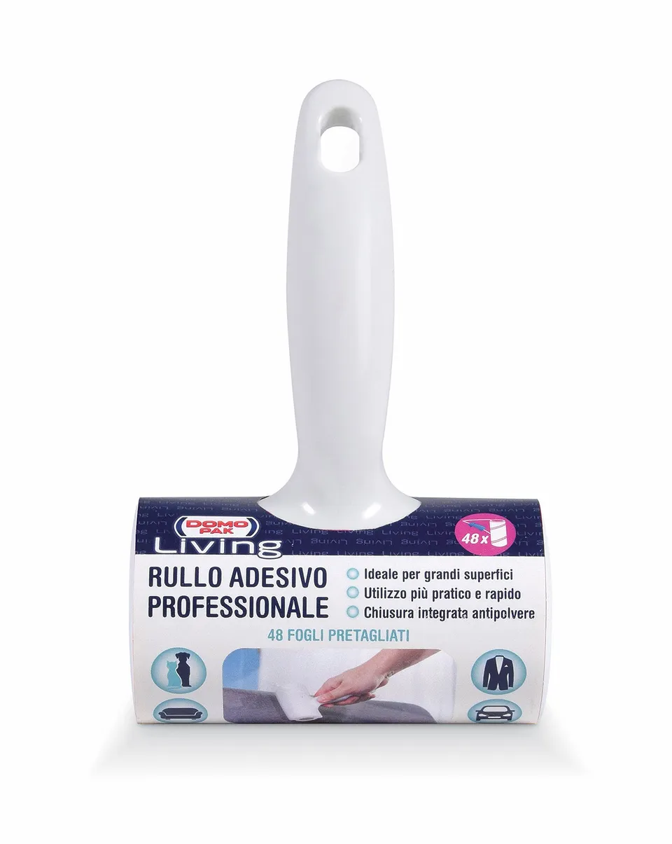 Domopak Living 901073 Rullo Adesivo 48 Fogli Antipolvere