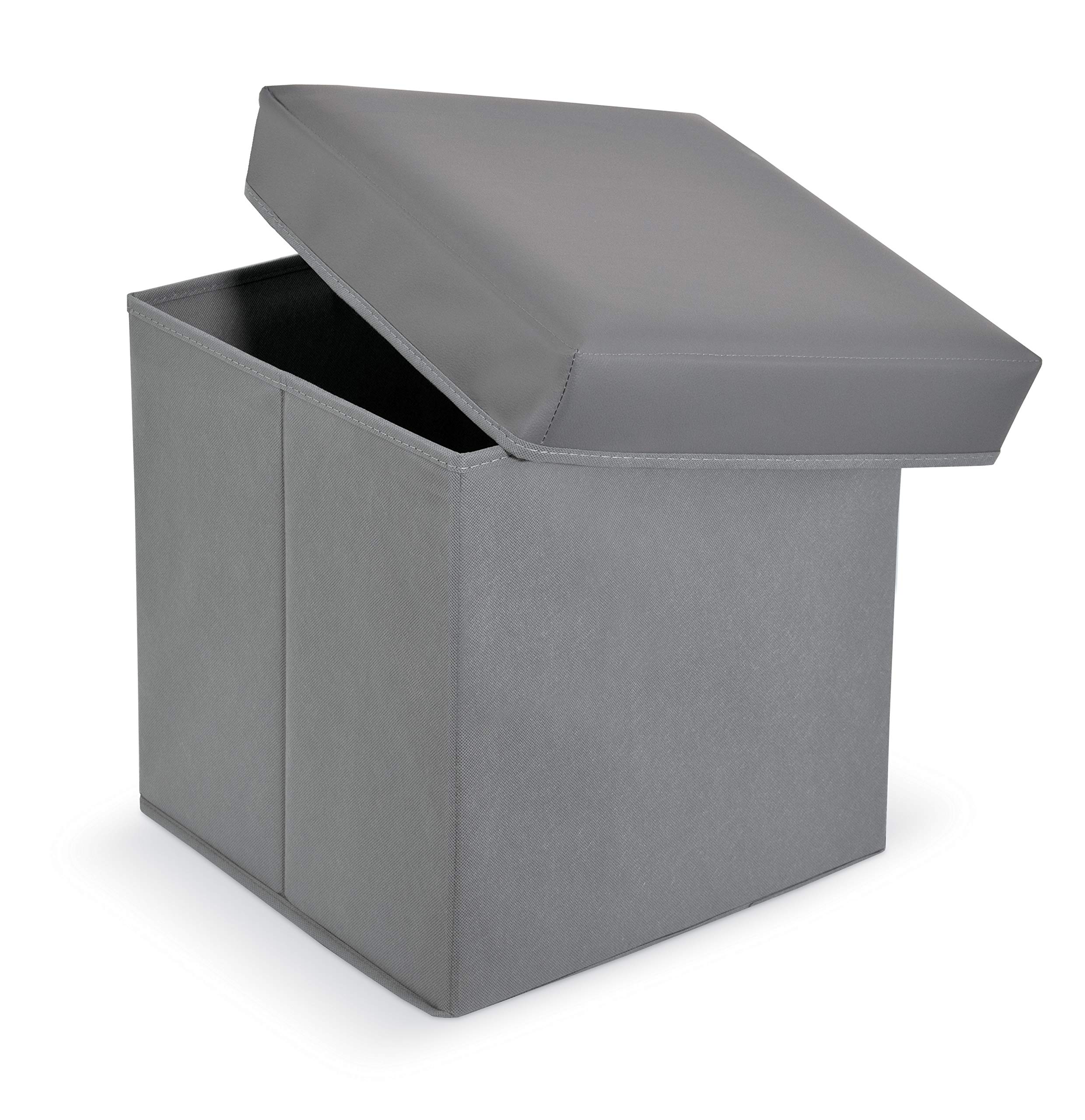 Domopak Living Ottoman Pouf Contenitore 38x38x38 ecopelle