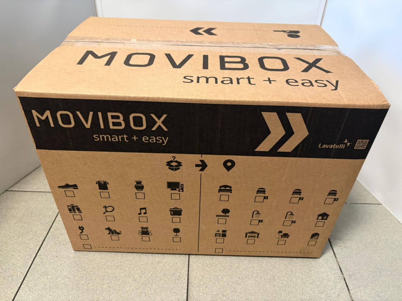 Lavatelli Movibox scatole trasloco 10 pezzi 50x35x35 cm doppia onda