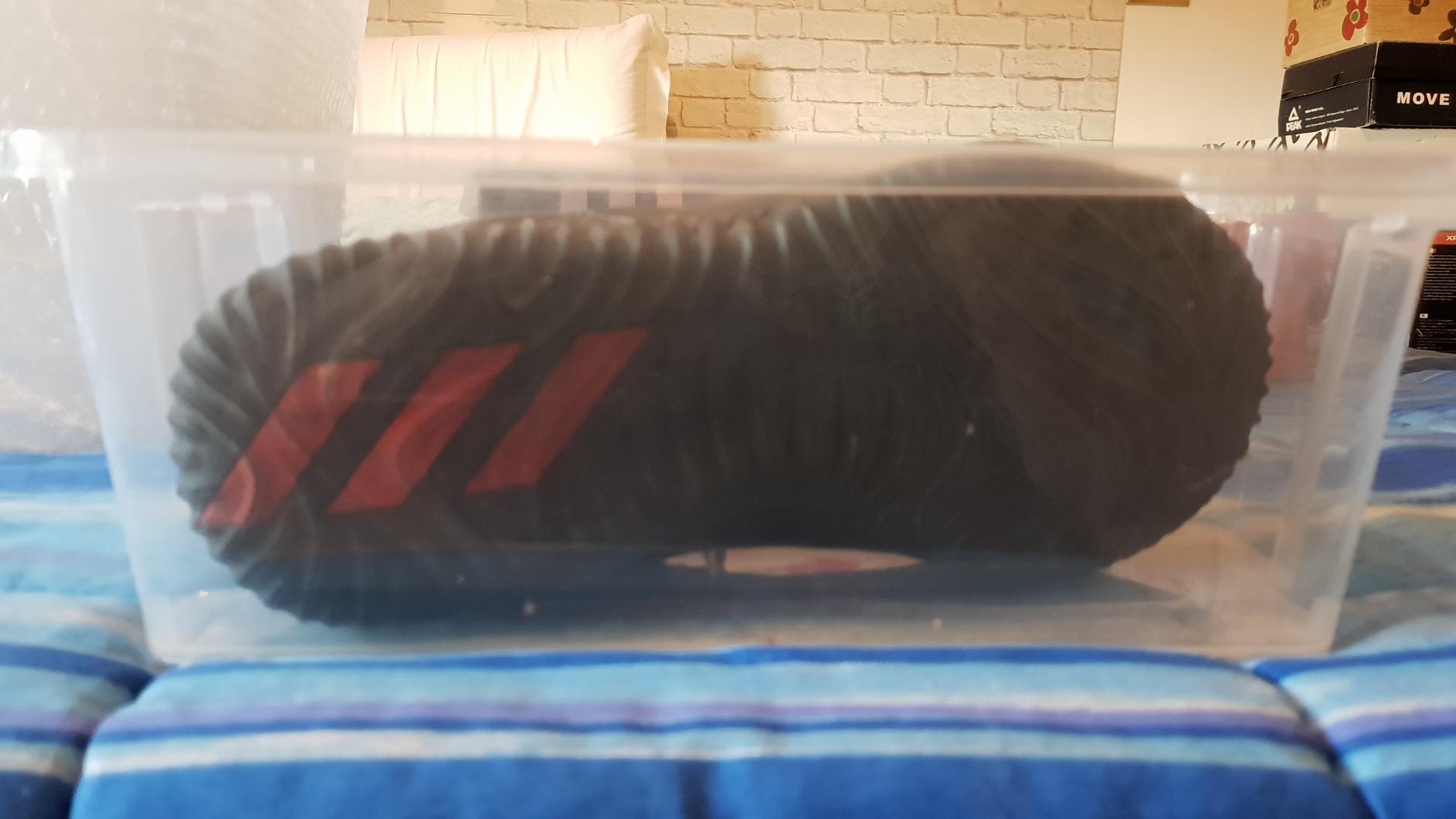 Songmics scatole scarpe trasparenti 12 pezzi impilabili