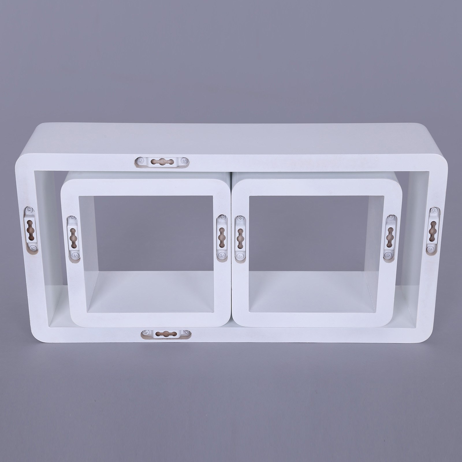 Songmics LWS102 Mensole a Cubo Set 3 Pezzi Bianche