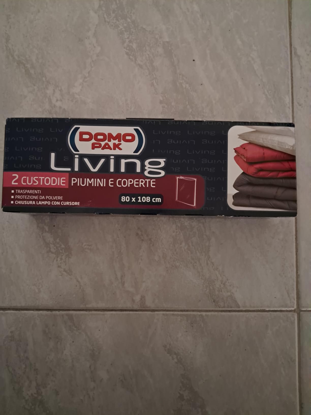 Domopak Living sacchetti antipolvere 80x108 cm 2 buste