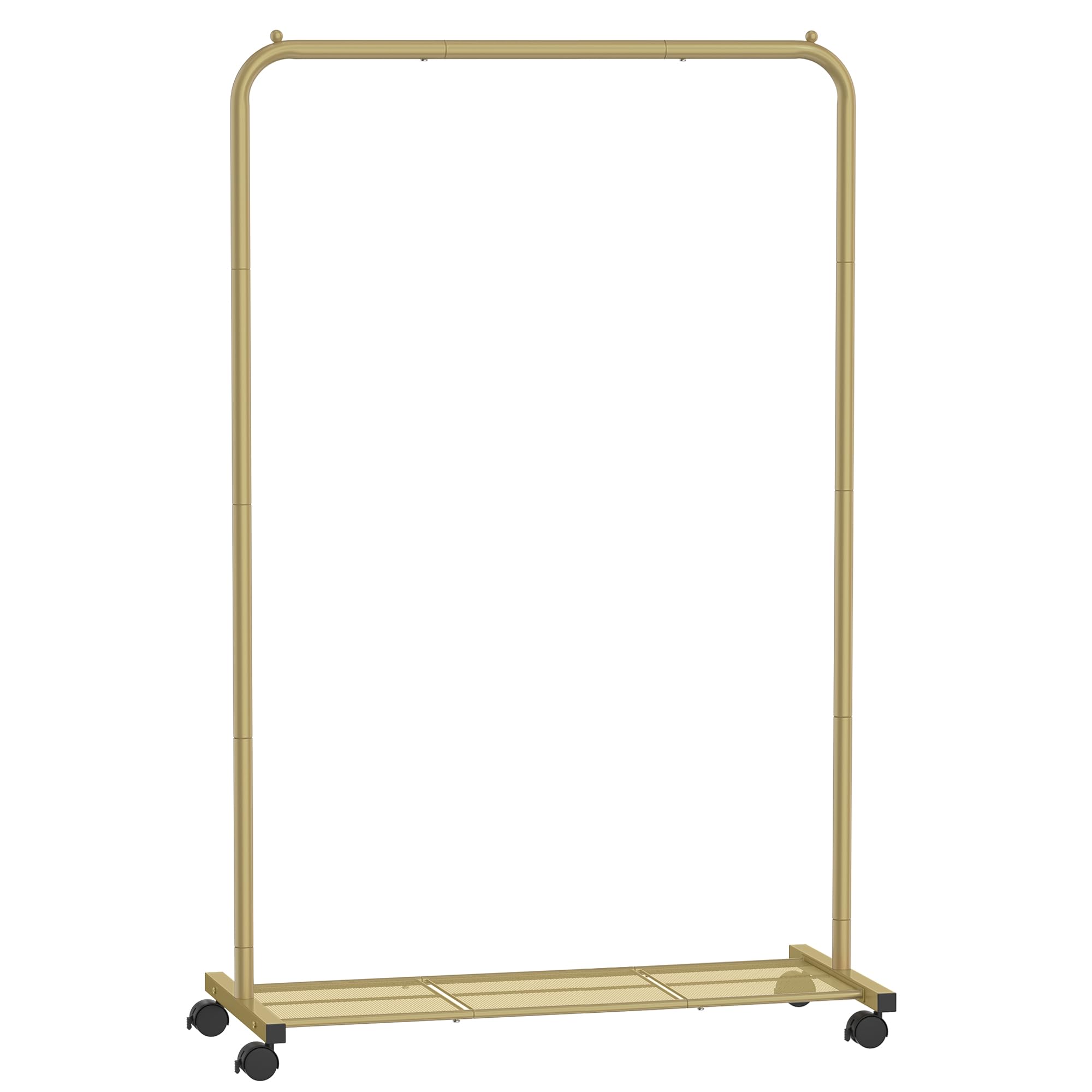 Songmics HSR130R01 stand appendiabiti ruote rosa pastello 74 cm