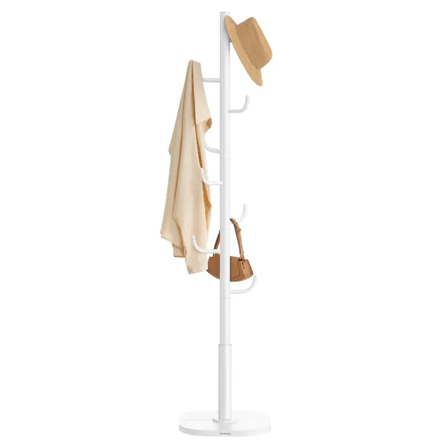 SONGMICS RCR039WC01 Attaccapanni Terra Bianco Nuvola 175,3 cm