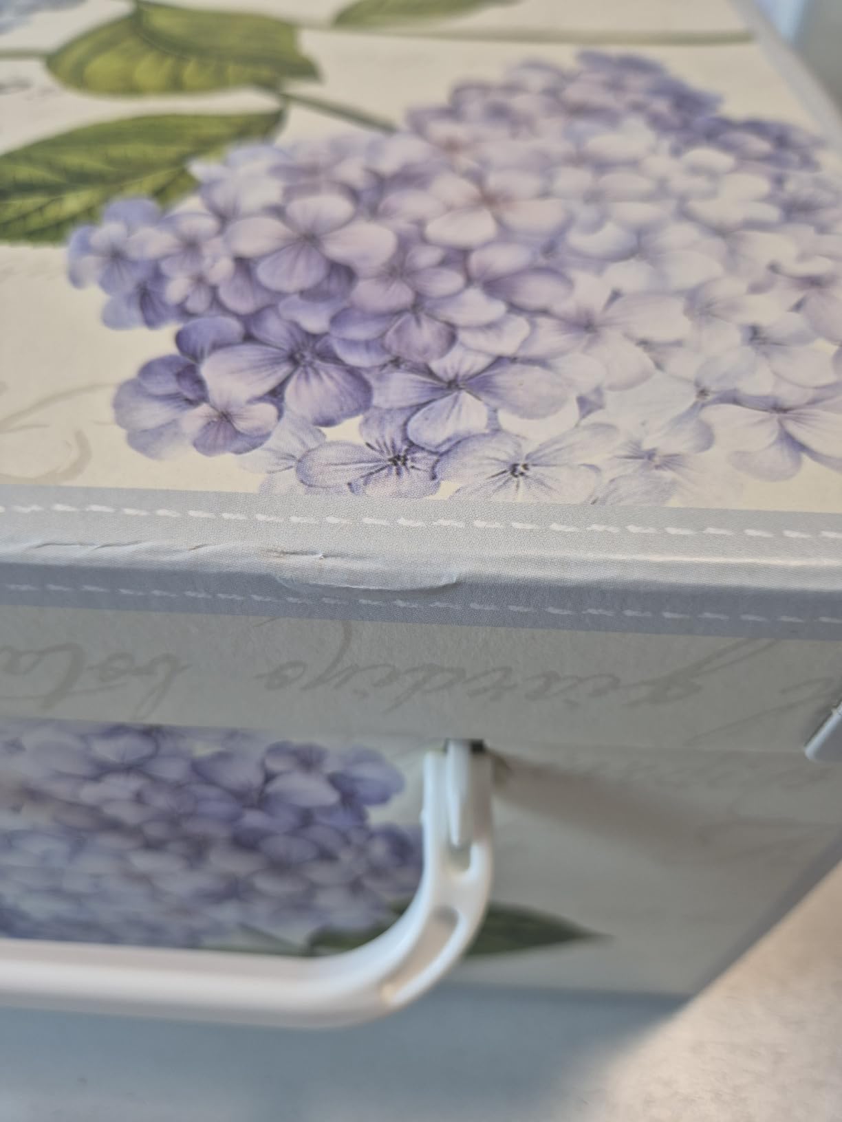 Lavatelli Ortensie Piccola Scatola Armadio 25x35 Set 4 Cartone