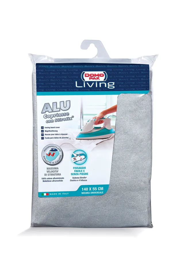 Domopak Living copriasse cotone alluminio 140x55 cm
