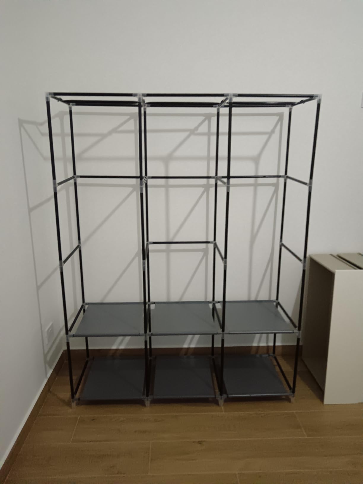 Songmics RYG094B02 guardaroba nero 45x170x167 cm
