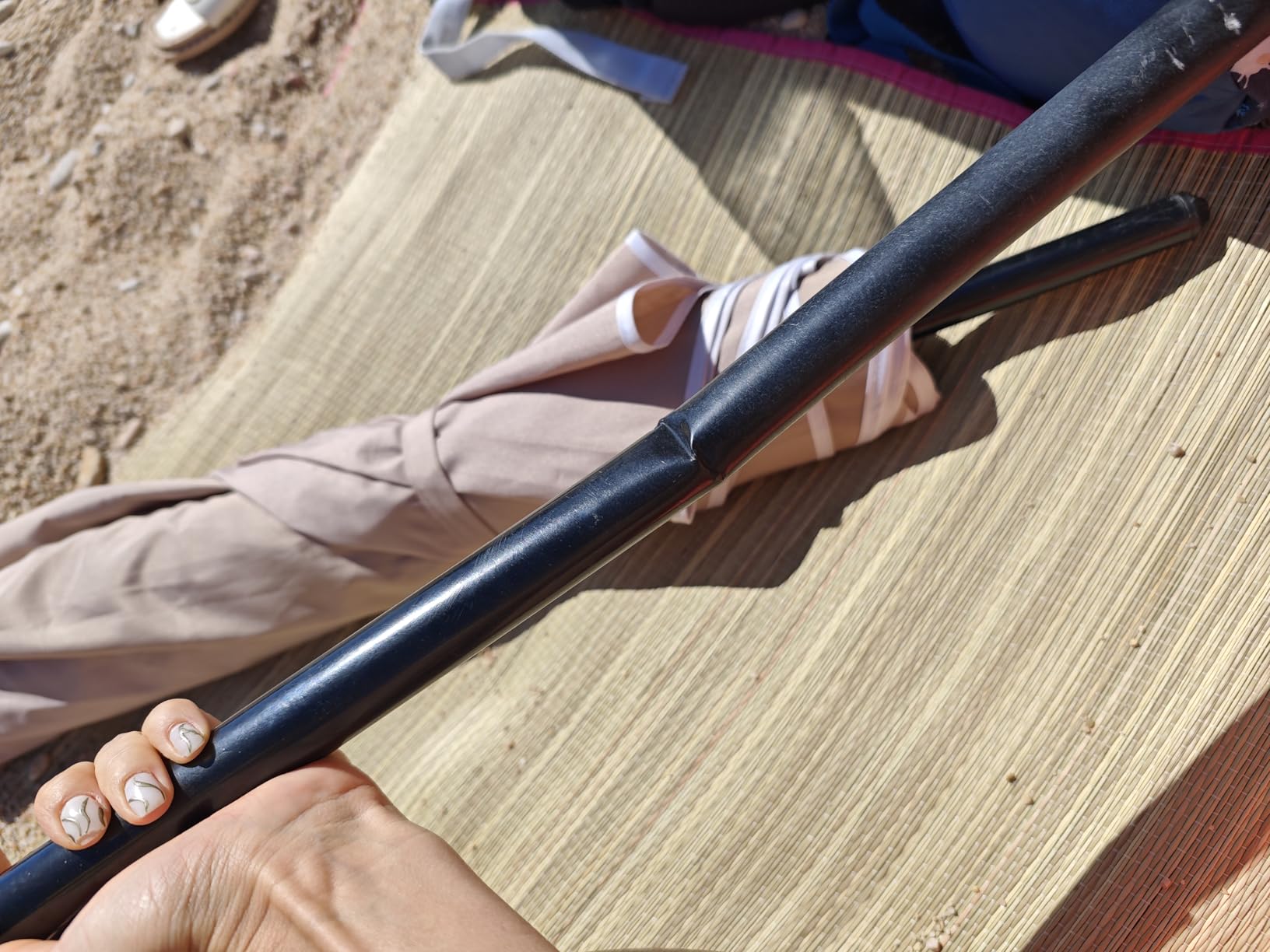 Songmics Ombrellone Spiaggia UPF 50+ Inclinabile con Borsa