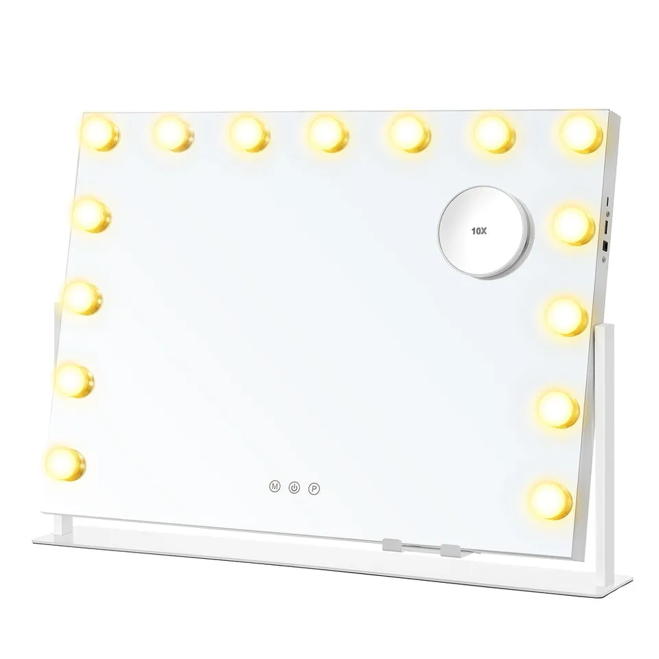 Songmics Specchio trucco con luci vanity toeletta