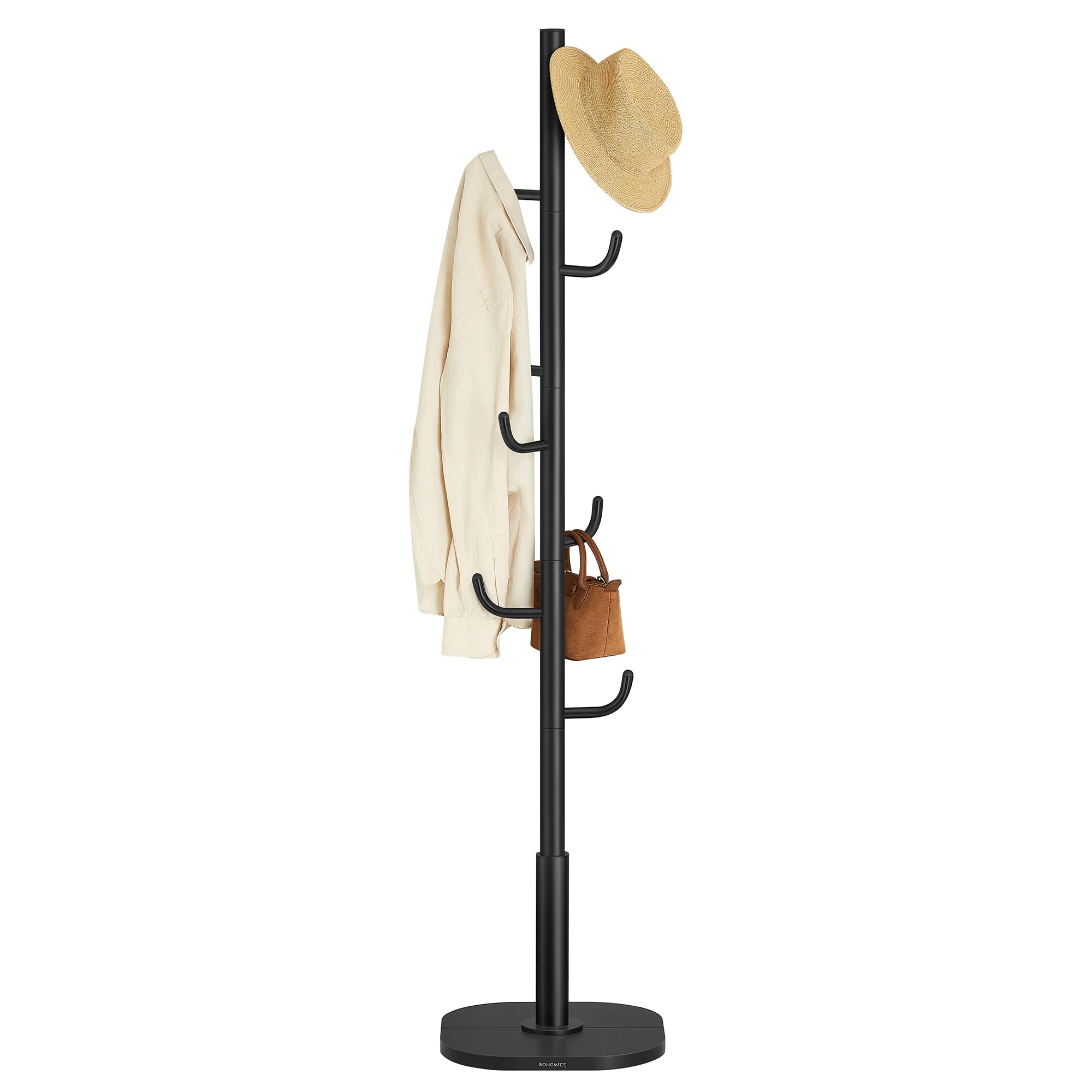 SONGMICS RCR039WC01 Attaccapanni Terra Bianco Nuvola 175,3 cm