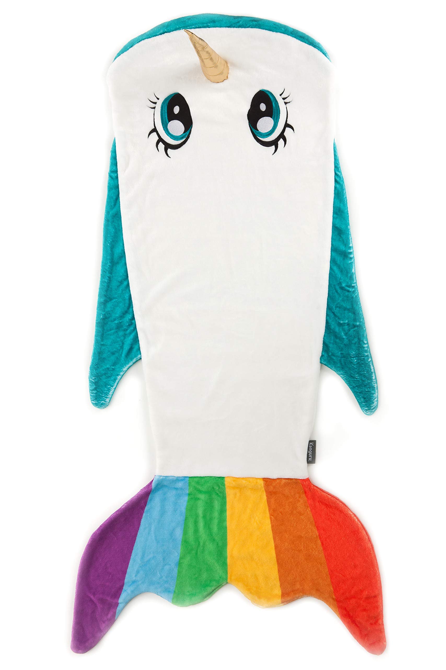 Lavatelli Kanguru Narvalo coperta bambini 142 cm arcobaleno