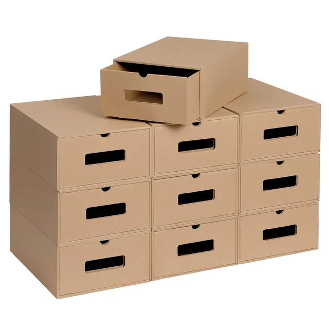 Songmics LSP999B01 scatole portascarpe 10 pezzi cartone