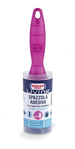 Domo Pak Living Spazzola Adesiva con Coperchio 24 Fogli