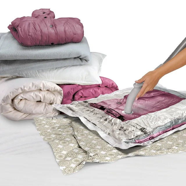 Domopak Living 913011 Set 2 Sacchi Sottovuoto 70x105 cm Salvaspazio