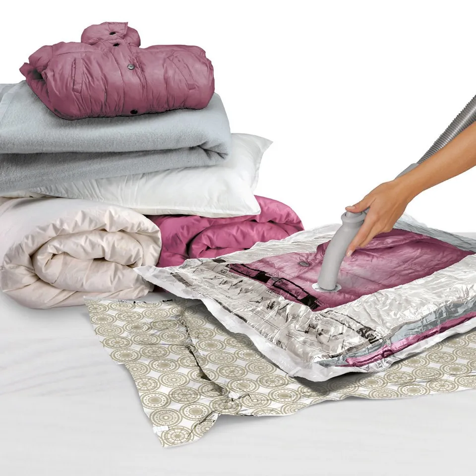Domopak Living 913011 Set 2 Sacchi Sottovuoto 70x105 cm Salvaspazio