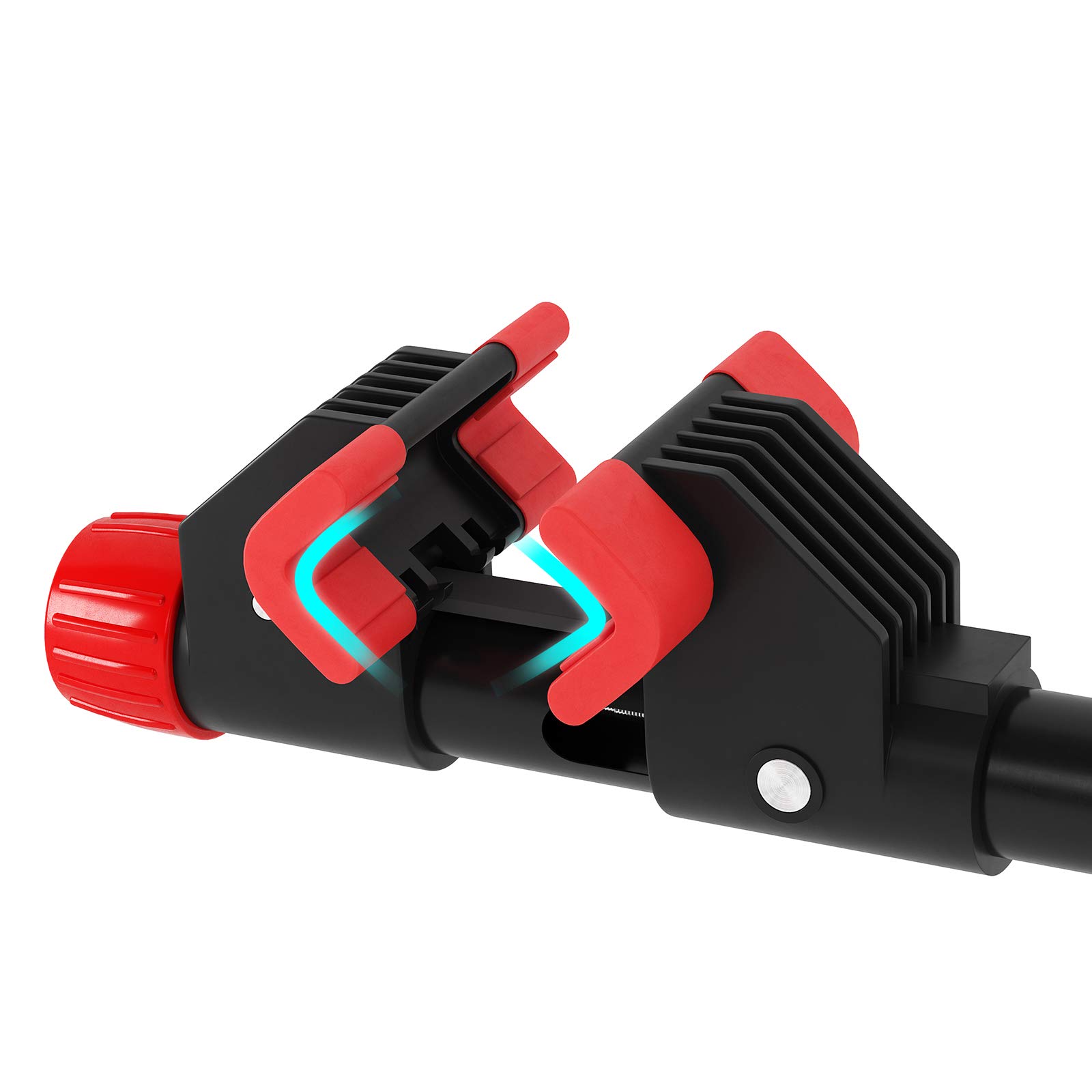 Songmics SBR08B supporto bici da parete 20 kg nero rosso