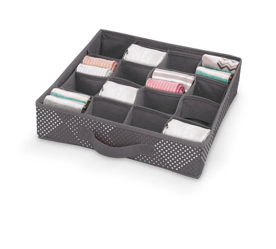Domo Pak Pixel divisore 16 scomparti 32x32x8 cm poliestere