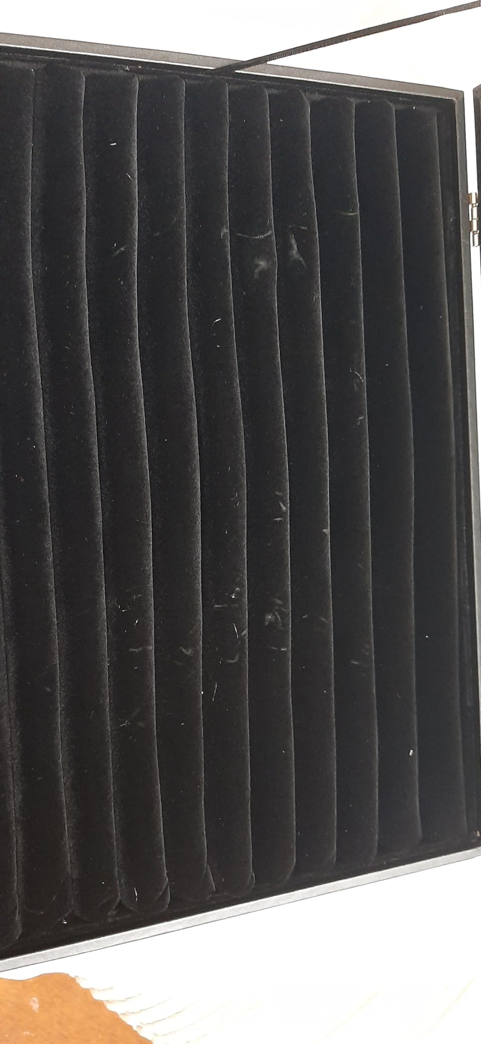 Songmics JDS301 Portagioie Nero 100 Anelli con Vetro