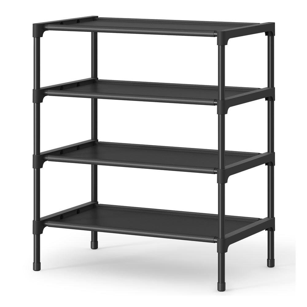Songmics ULSH012BH01 scarpiera 2 ripiani nera