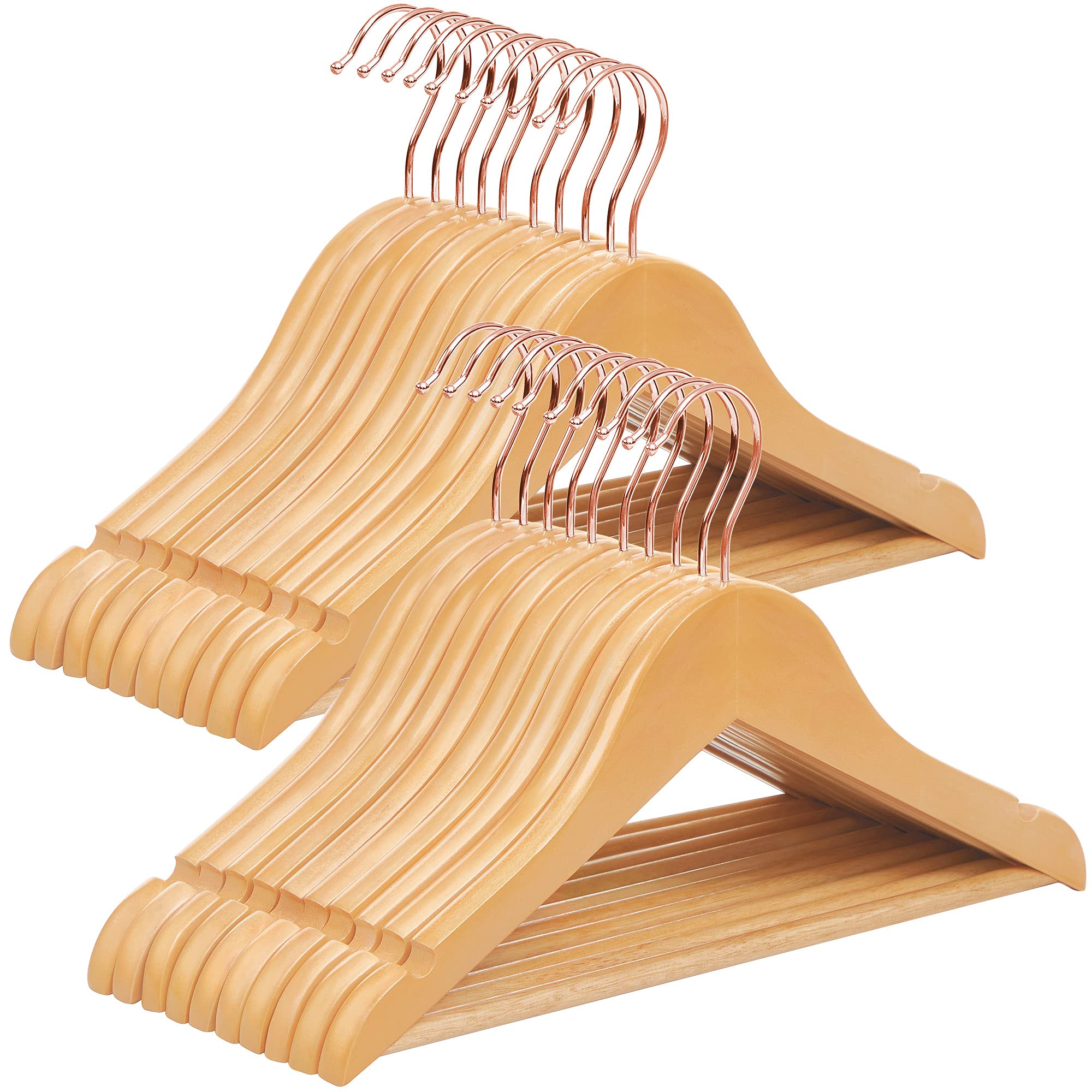 Songmics CRW066N03 Grucce Bambini Legno 20 Pezzi 35 cm Rosa