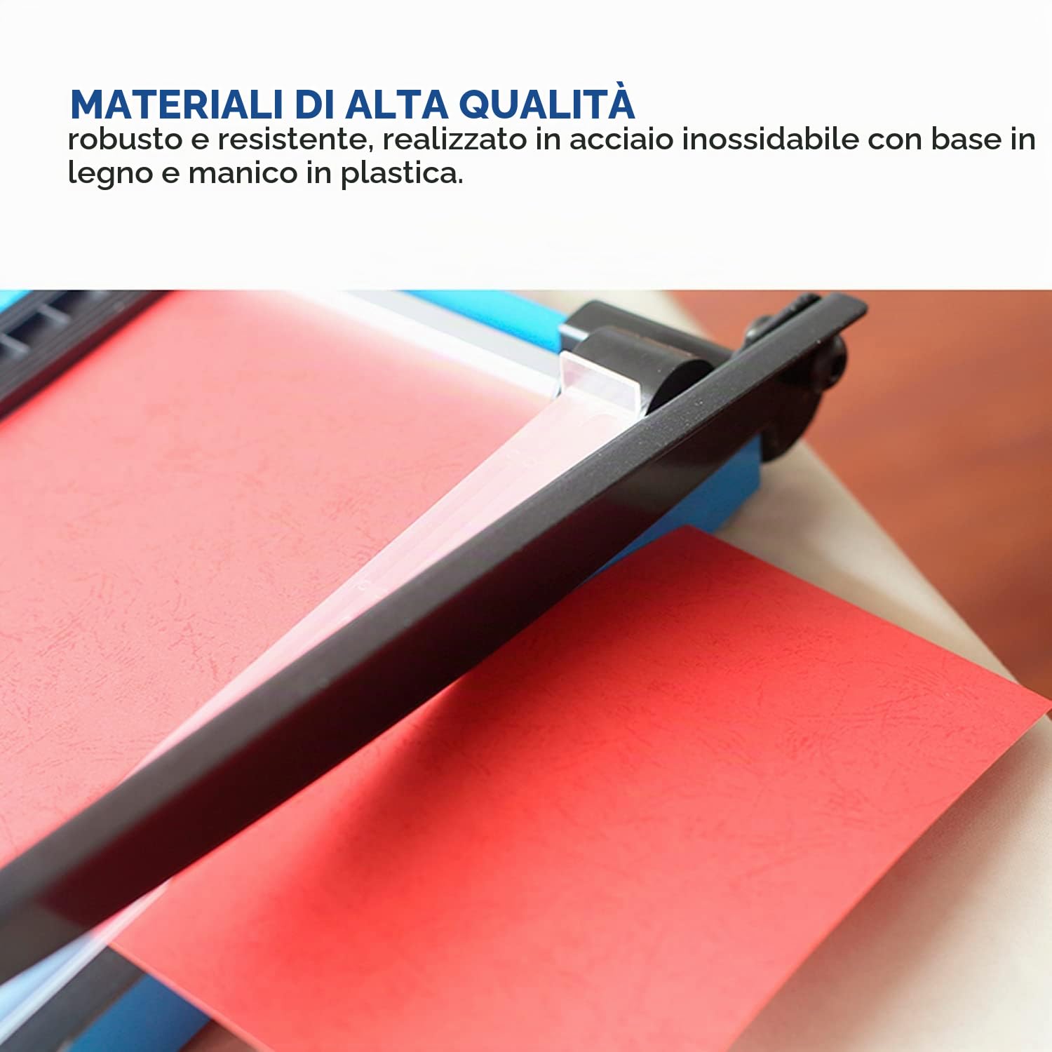 Ediesi Taglierina Carta A4 Professionale Blu 12 Fogli