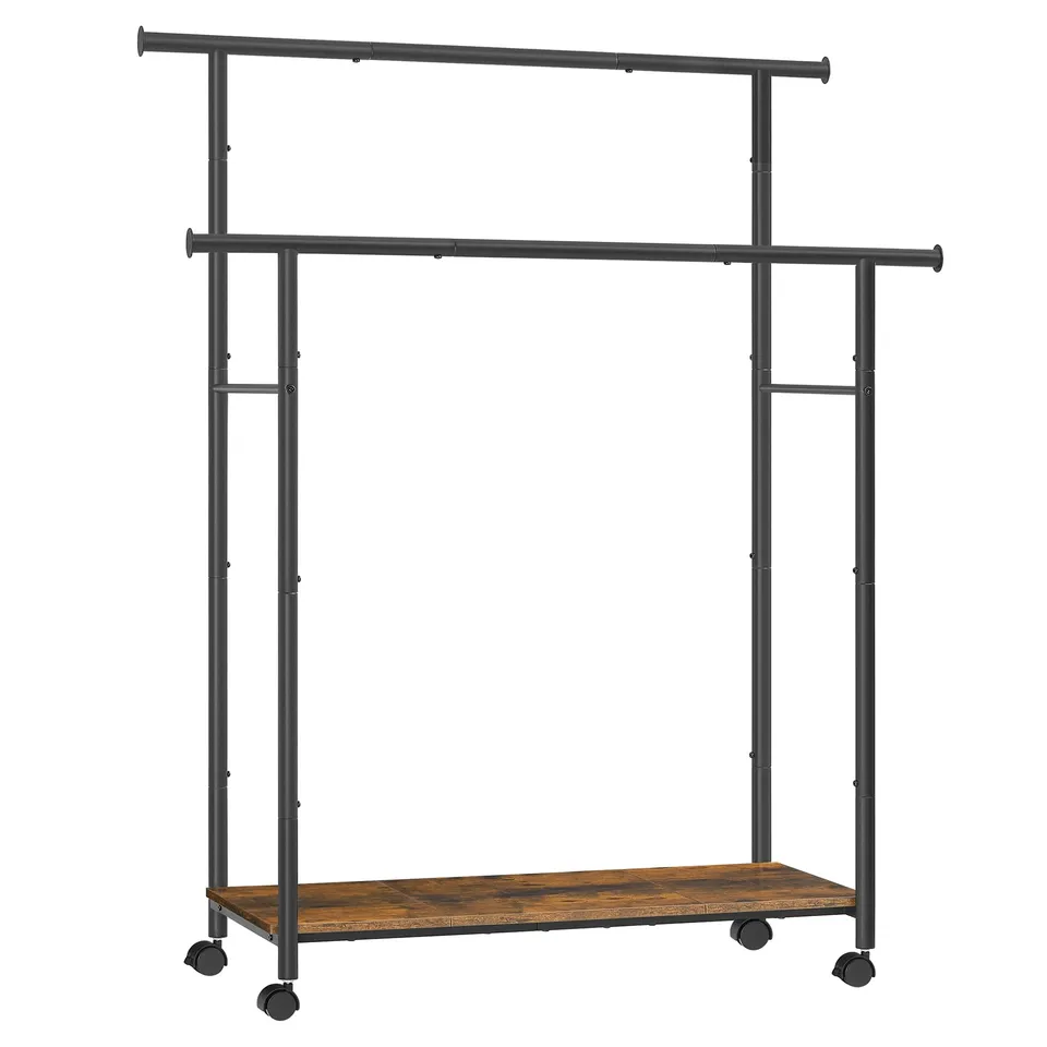 Songmics HSR152B01 Stand Appendiabiti Ruote Vintage 98,5 cm