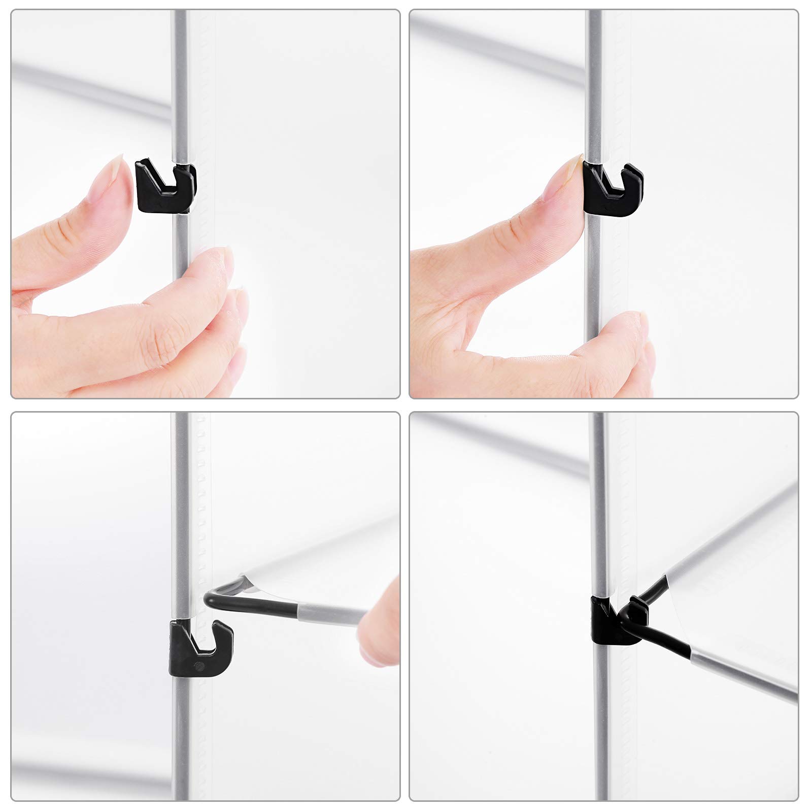 Songmics LPC502W cubi con ante bianco scarpiera guardaroba