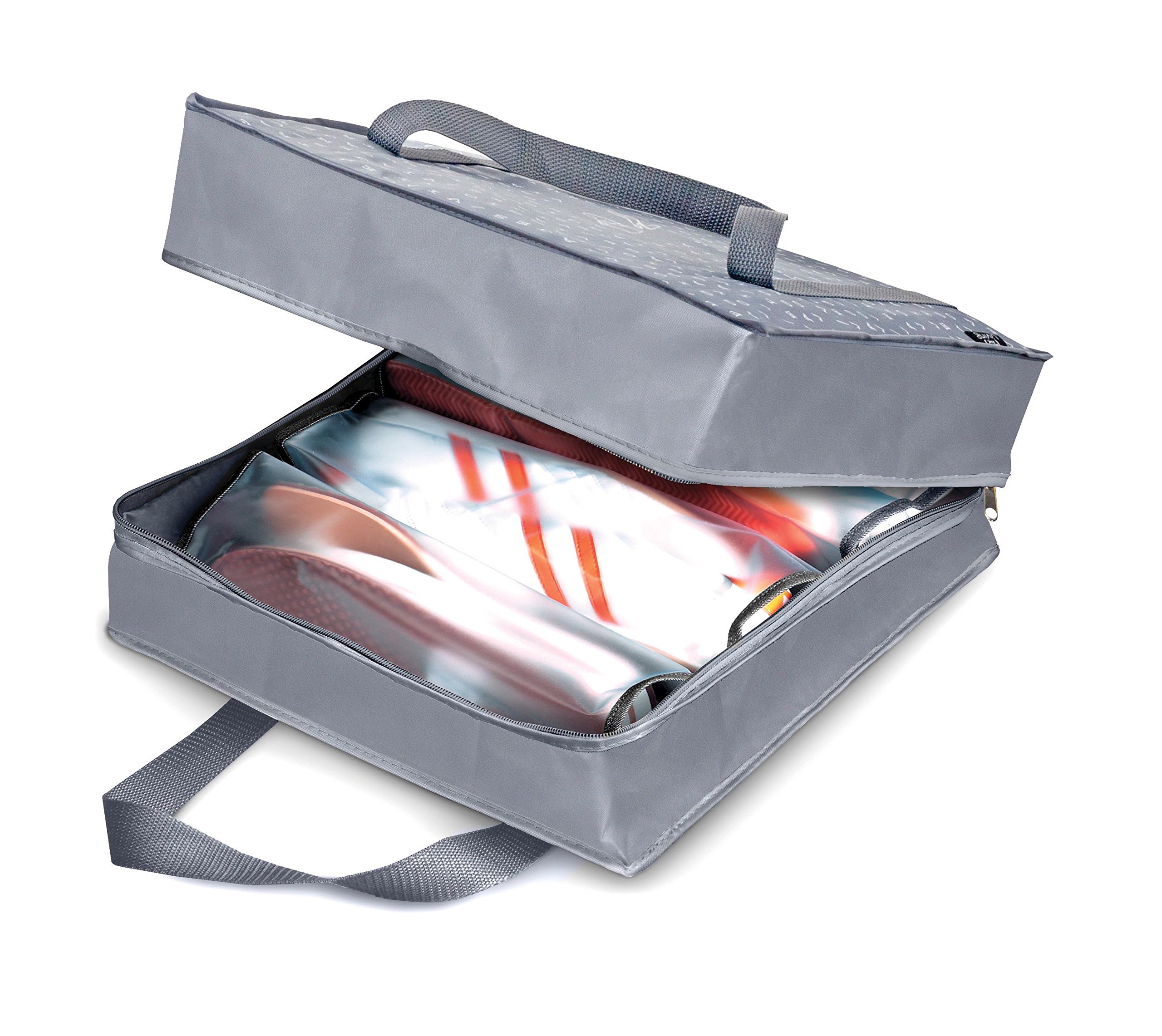 Domo Pak Living portascarpe viaggio 6 paia 36x36x17 cm