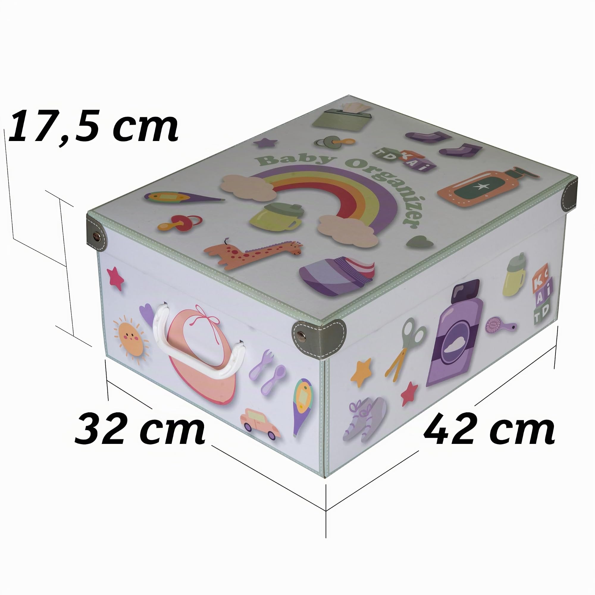 Lavatelli Baby Organizer Scatola Cartone 32x42 cm Neonati