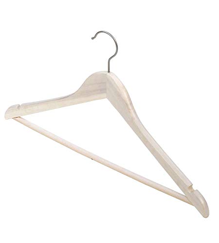 Domopak Living appendiabiti legno bianco 45 cm 3 pezzi salvaspazio