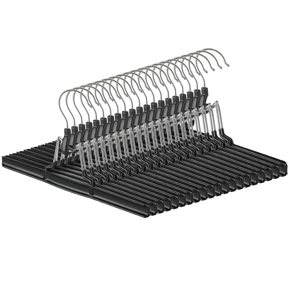 Songmics CRI07B20 grucce pantaloni 20 pezzi nere antiscivolo