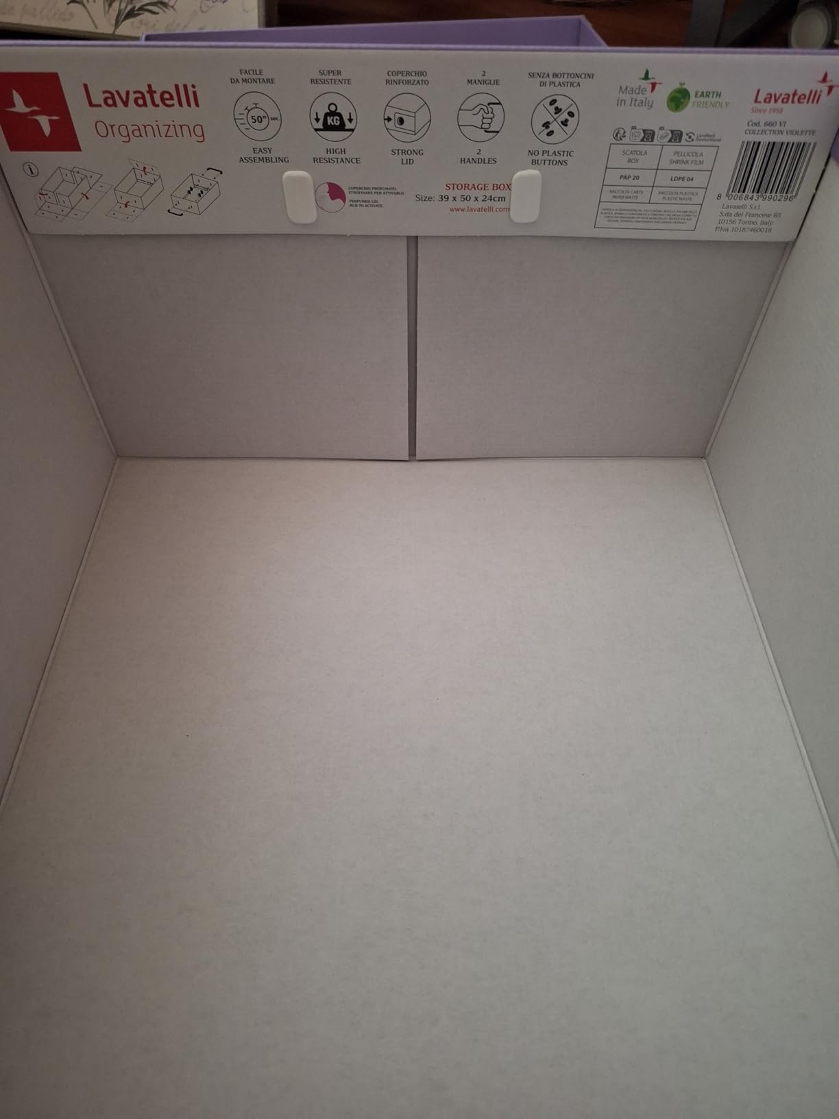 Lavatelli Lavanda set 2 scatole profumate 49x40x24