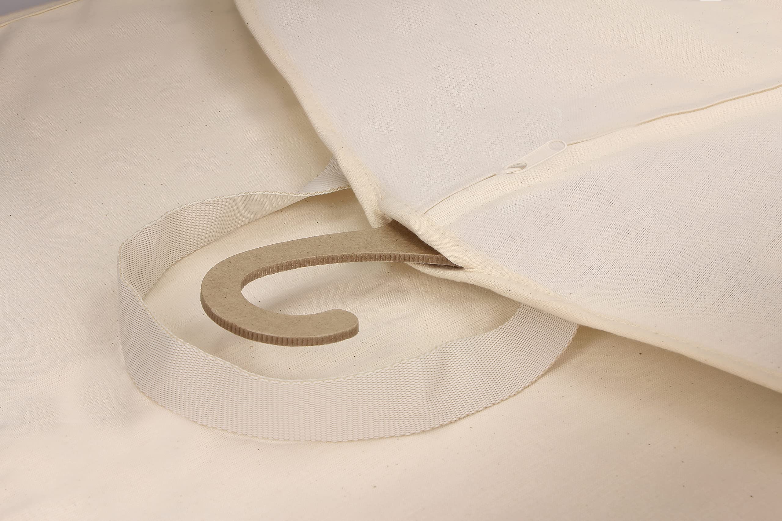 Mainetti Linea Cotone copriabiti 60x140 naturale 5 pezzi