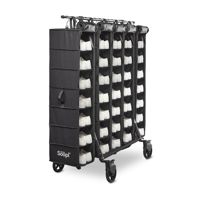 Soopl Fashion Trolley set trolley + 5 shoe bag antipolvere