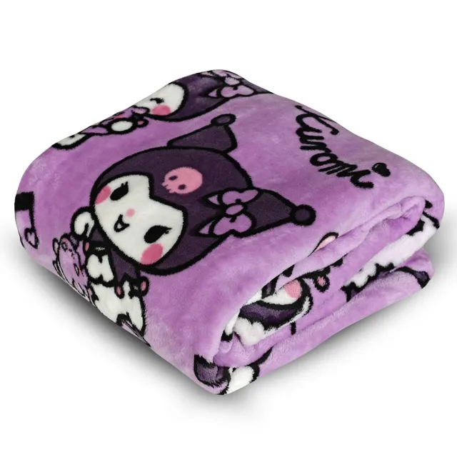 Kanguru Kuromi Plaid Pile Viola 130x170 cm Microfibra