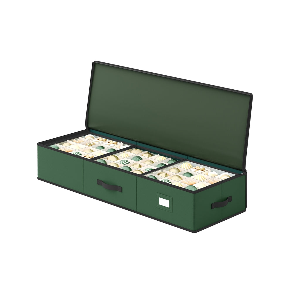 Songmics scatola portapalline natalizie 64 posti verde