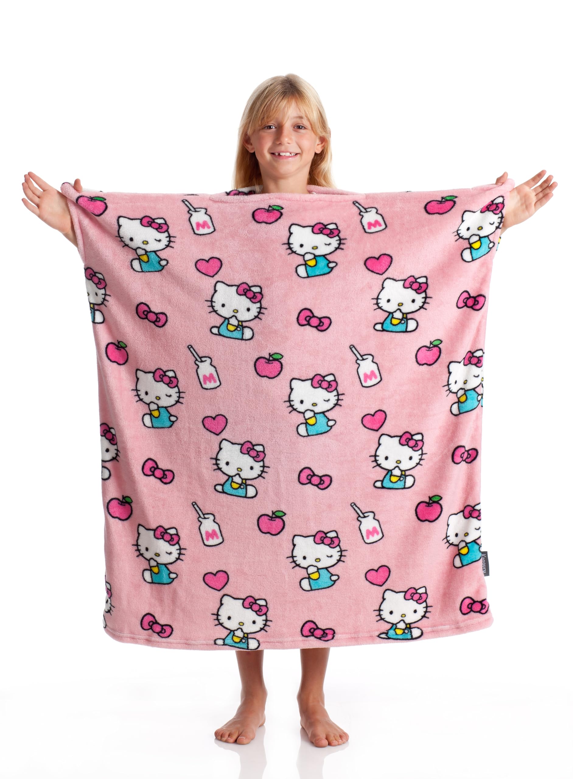 Lavatelli Kanguru coperta pile indossabile Hello Kitty 80x90 cm