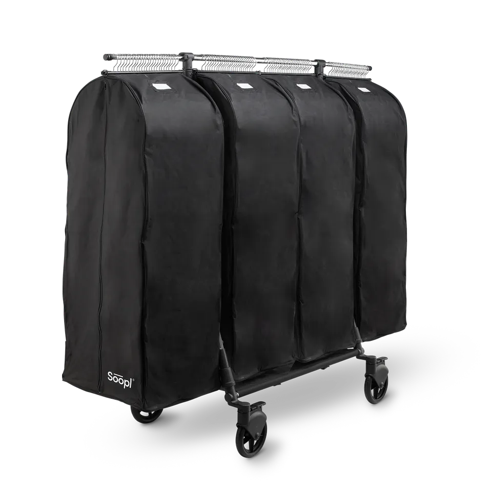 Soopl Set Fashion Trolley + 4 Borse XL portabiti