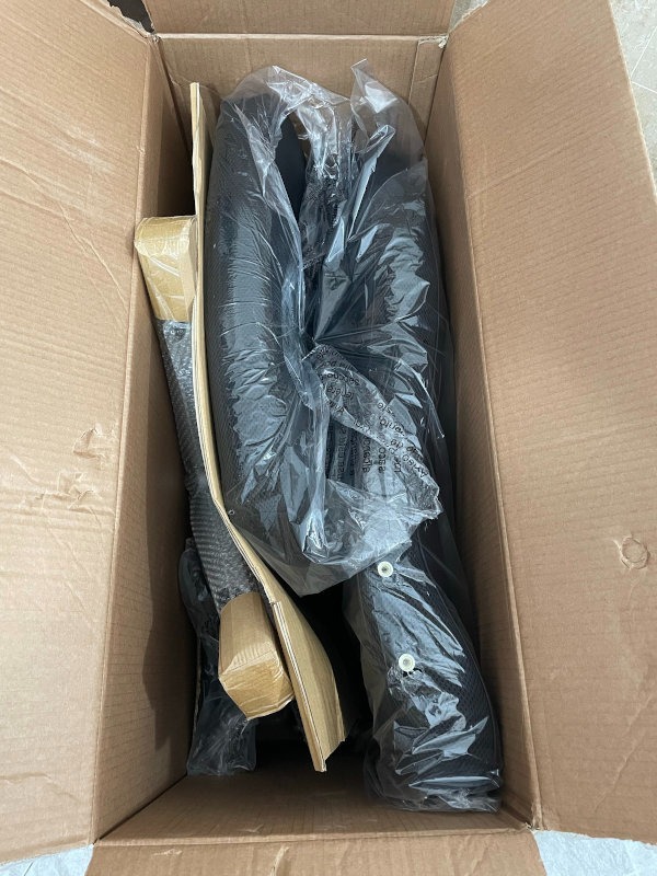 Songmics sedia ufficio girevole nero similpelle 150 kg