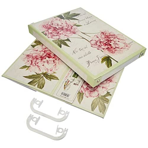 Lavatelli Scatola Cartone Peonie Media 32x42x17,5 cm