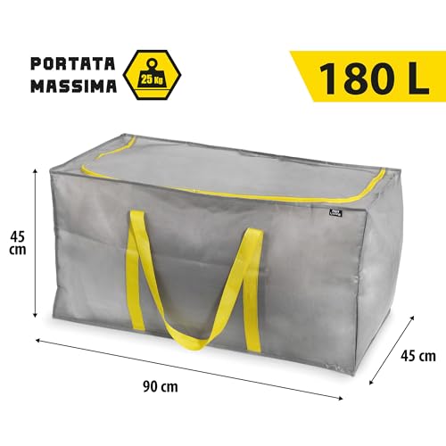 Domopak Sacca multiuso 180 litri 90x45x45 cm antistrappo