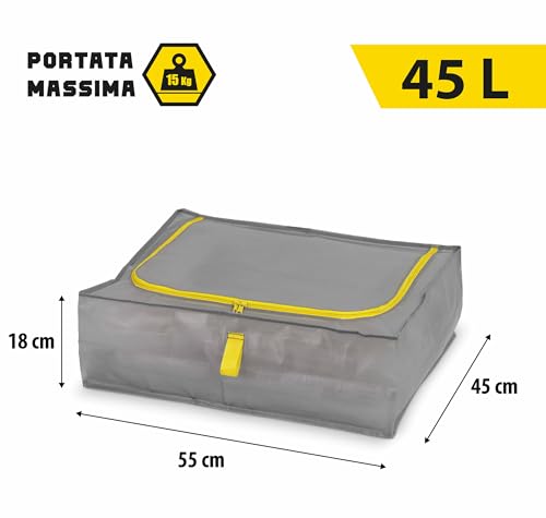 Domopak Living Custodia Multiuso 45 L 55x45x18 cm Antistrappo