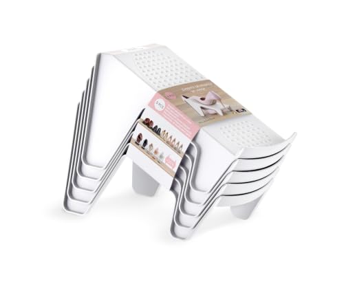 DOMO PAK Living Set 5 Step portascarpe bianco 5 pezzi salvaspazio